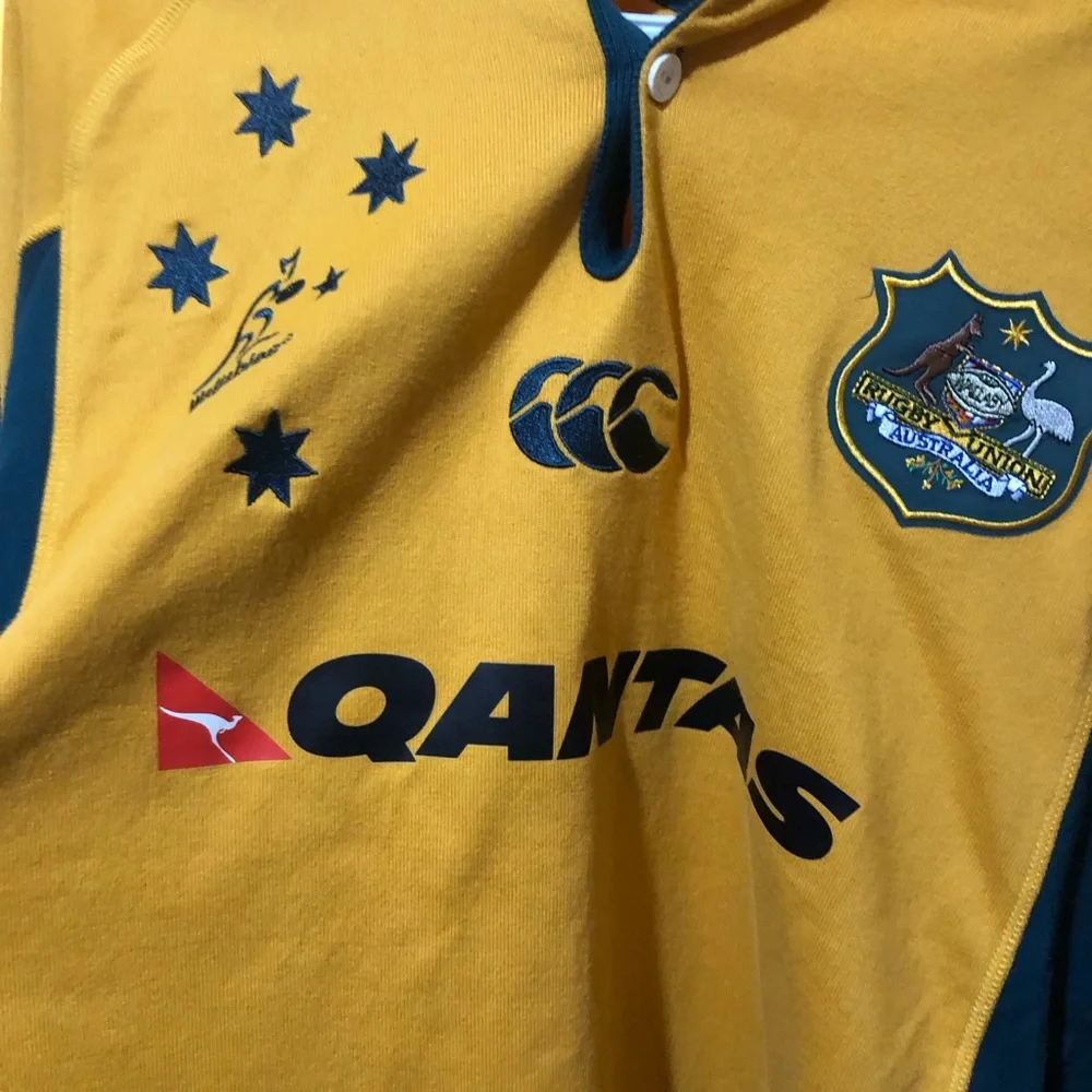 Canterbury Australian Wallabies 2006 Rugby Jersey Long Sleeve Size XL Used - Picture 8 of 8